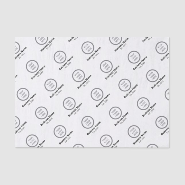 Custom Logo Branded Corporate Promotional Gift Tissue Paper (Front)