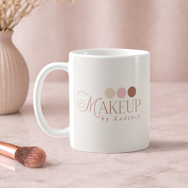 Custom Logo Branded Makeup Artist Coffee Mug (Creator Uploaded)