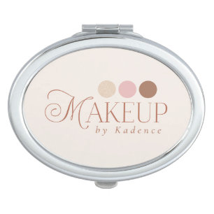Custom Logo Branded Makeup Artist Compact Mirror
