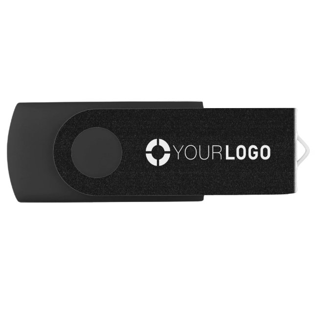 Custom Logo branded promotional Flash Drive (Front)