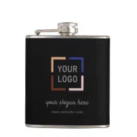 Logo Engraved Flask Stainless Steel Flask - Corporate Branding - Clien -  Knot Creatives
