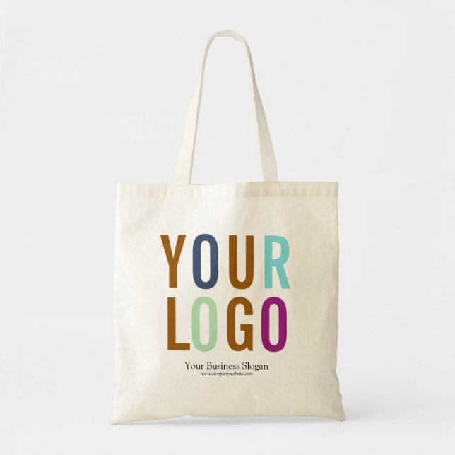 Custom Logo Branded Promotional Tote Bag (Front)