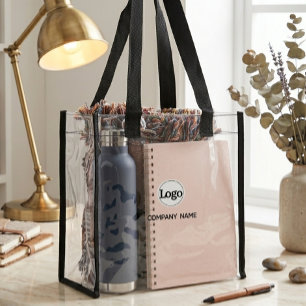 Custom Logo Branding Business Promotional Gift Clear Tote Bag