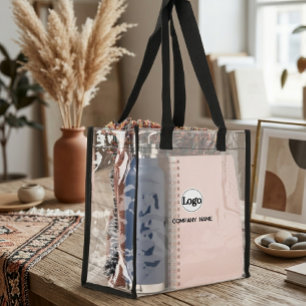 Custom Logo Branding Business Promotional Gift Clear Tote Bag