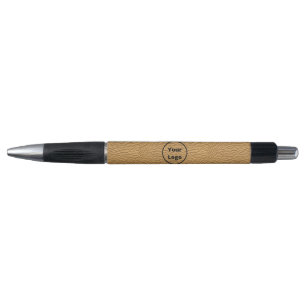 Custom logo brown abstract carpet print pen