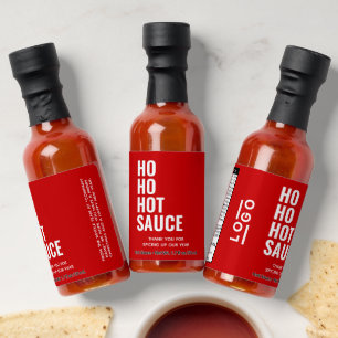 Custom Logo Bulk Christmas Gifts for Employees Hot Sauces