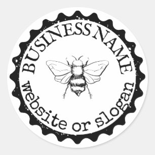 Custom Logo Bumblebee Farmhouse Stickers