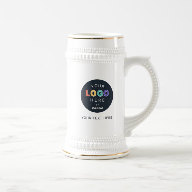 Custom Logo Business  Beer Stein (Right)