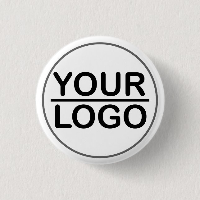 Custom logo business button (Front)