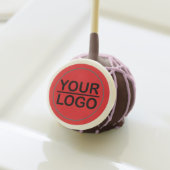 Custom logo business  cake pops (Front Insitu)