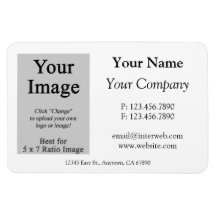 Custom Logo Business Card Style Magnet