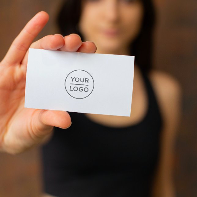 Custom logo business cards - any color background (Creator Uploaded)