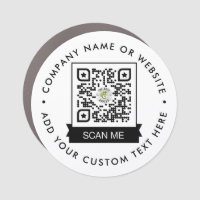 custom logo business company add QR code vehicle