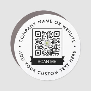 custom logo business company add QR code vehicle  Car Magnet