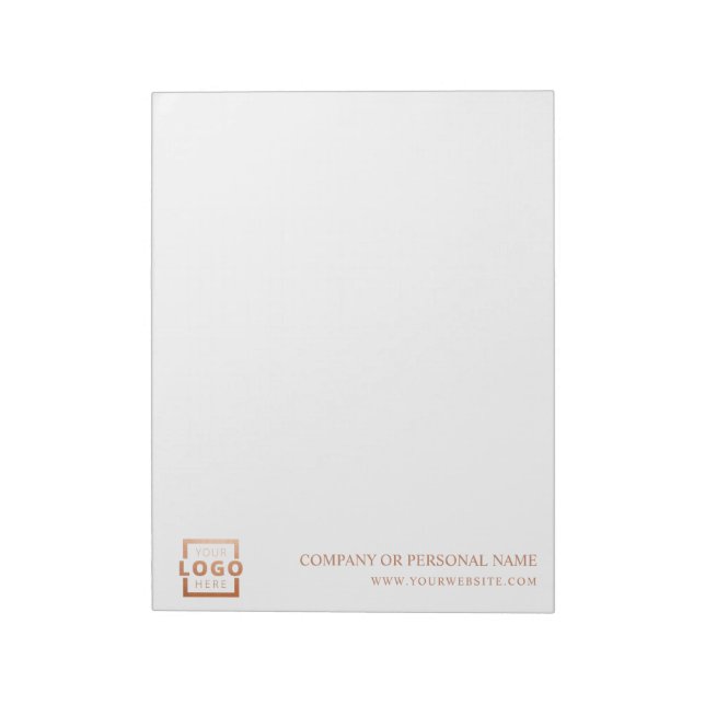 Custom Logo Business Company Branded Gift Notepad (Rotated)