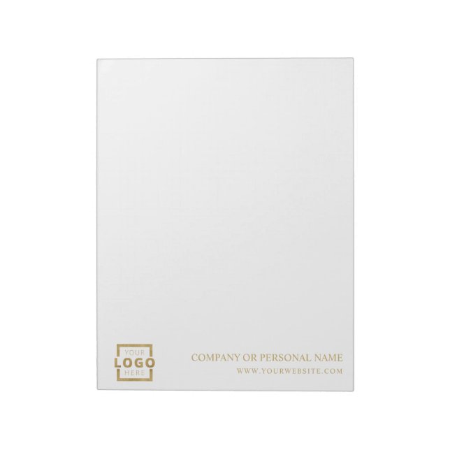 Custom Logo Business Company Branded Gift Notepad (Rotated)