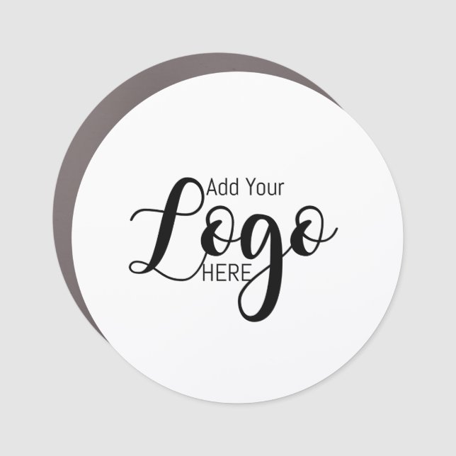 custom logo business company employee vehicle  car magnet (Front)