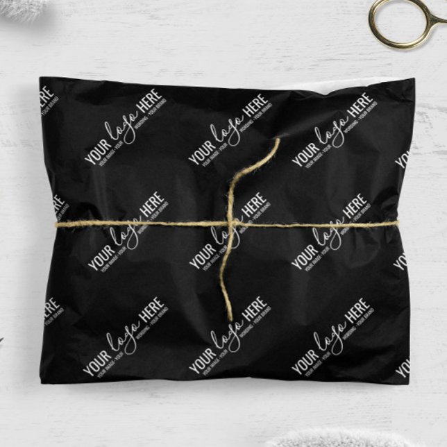 Custom Logo Business Company Packaging Black Tissue Paper (Creator Uploaded)