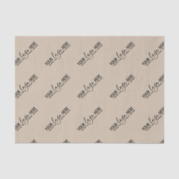 Custom Logo Business Company Packaging Light Beige Tissue Paper