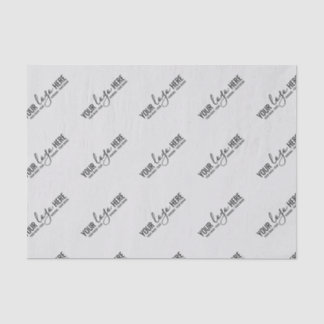 Custom Logo Business Company Packaging Light Gray Tissue Paper