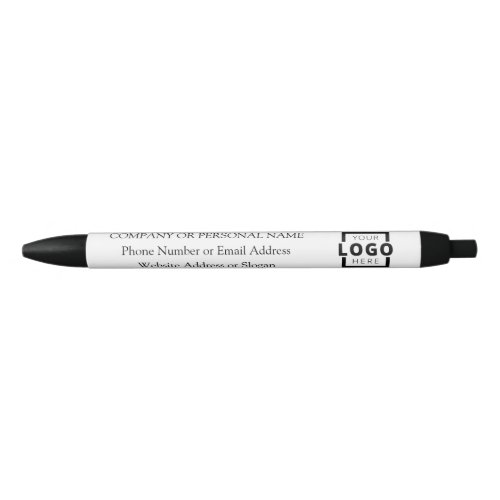 Custom Logo Business Company Promotional Gift Black Ink Pen