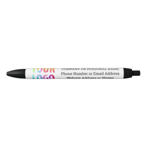 Custom Logo Business Company Promotional Gift Black Ink Pen