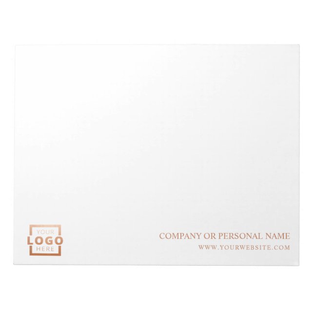 Custom Logo Business Company Promotional Gift Notepad (Front)