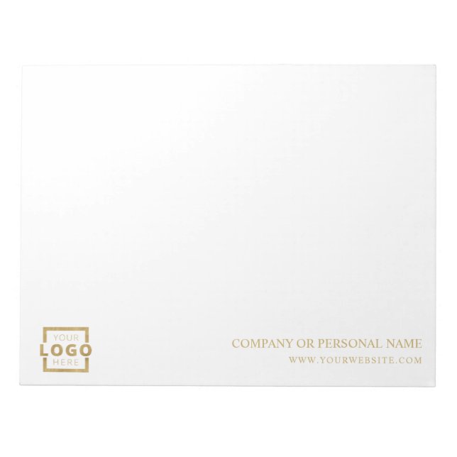 Custom Logo Business Company Promotional Gift Notepad (Front)