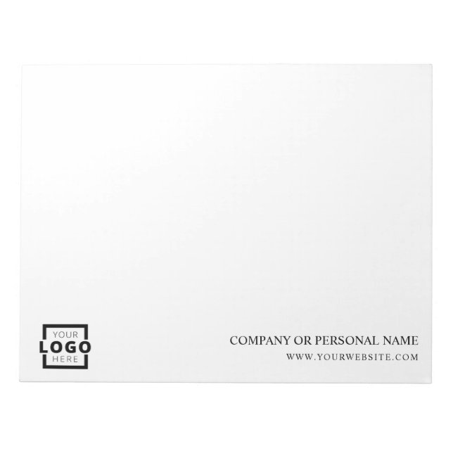 Custom Logo Business Company Promotional Gift Notepad (Front)