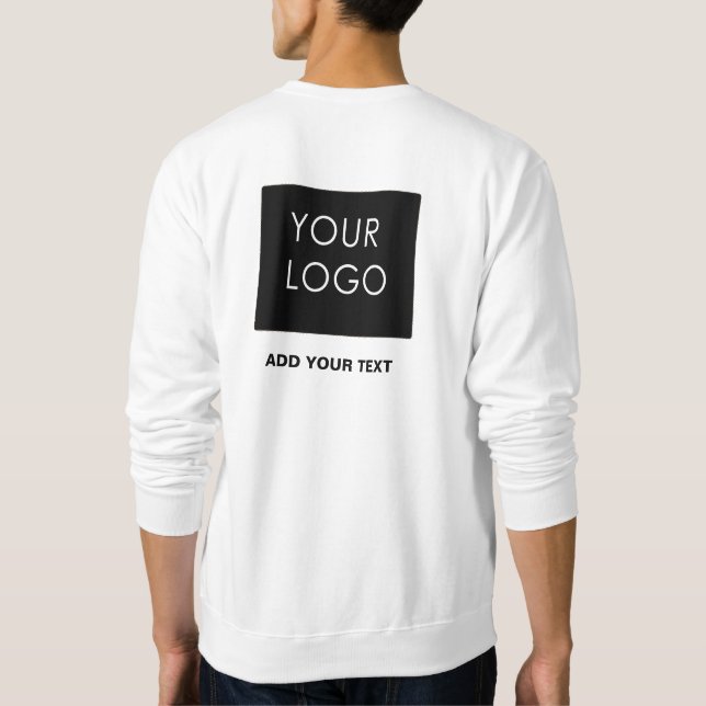 Custom Logo Business Company Promotional   Sweatshirt (Back)