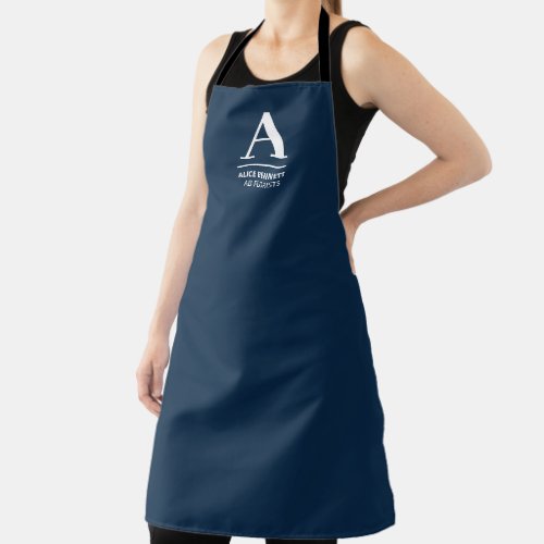 custom logo business company staff employee apron
