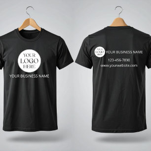 Custom Logo Business Company Technician Employee T-Shirt