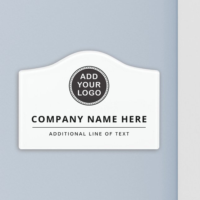 Custom logo business door sign (Creator Uploaded)