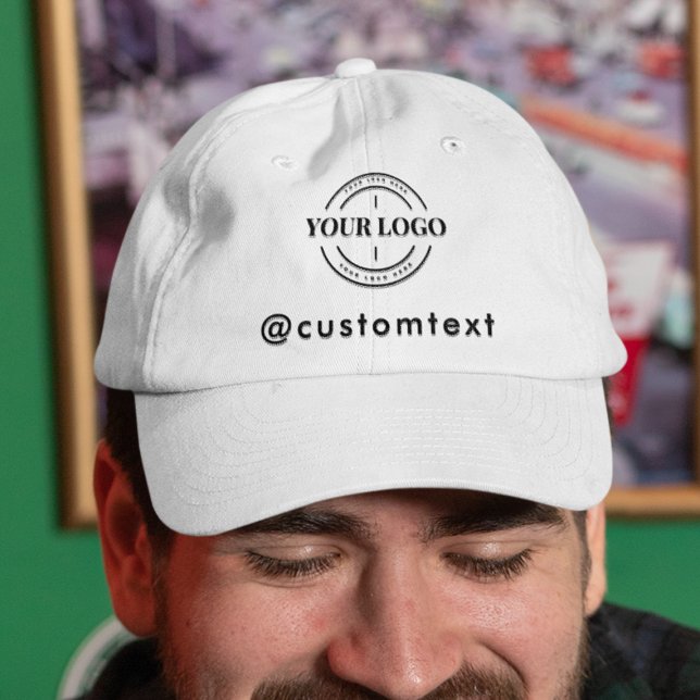 Custom Logo Business Employee Company Slogan Text Trucker Hat (Creator Uploaded)