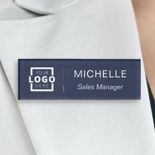 Custom Logo Business Employee Staff Name Tag
