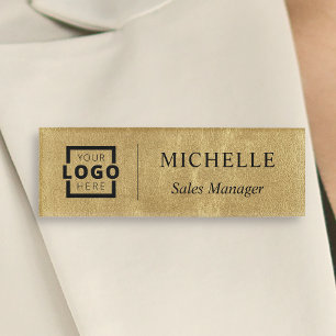 Custom Logo Business Employee Staff Name Tag