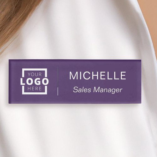 Custom Logo Business Employee Staff Name Tag