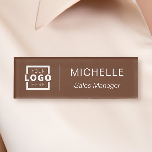 Custom Logo Business Employee Staff Name Tag