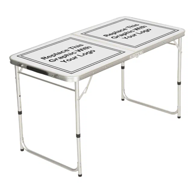Custom Logo Business Folding Table | Zazzle