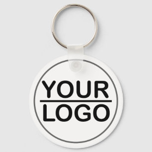 Custom logo business keychain