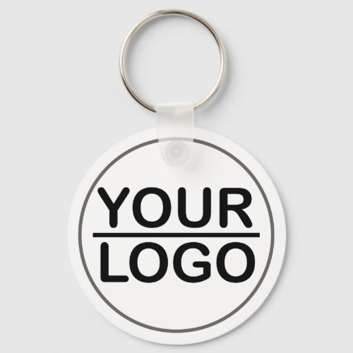 Custom logo business keychain