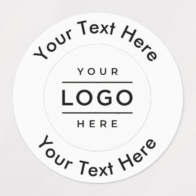 Custom Logo  Business Labels (Design 1)