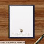 Custom Logo Business Letterhead<br><div class="desc">Make a lasting impression with personalized business letterhead. It's a thoughtful gift for professionals who value elegant correspondence.</div>