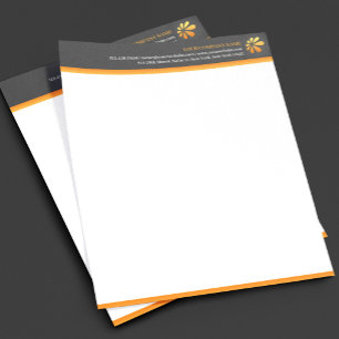 Custom Logo Business Letterhead Template