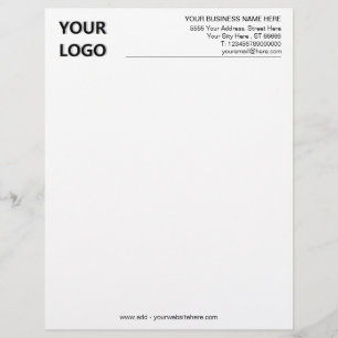 Custom Logo Business Logo Info Company Letterhead