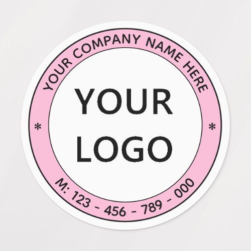 Custom Logo Business Name Personalized Classic Labels