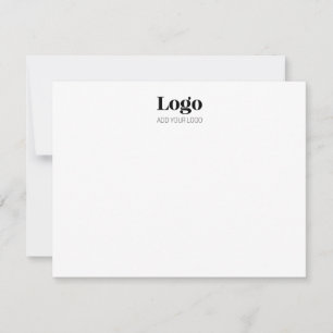 Custom Logo Business Note Card