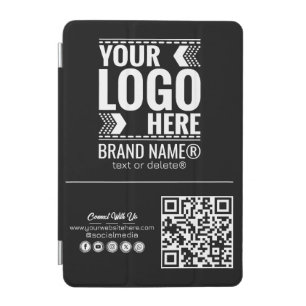 Custom Logo, Business or Brand Logo Personalized iPad Mini Cover