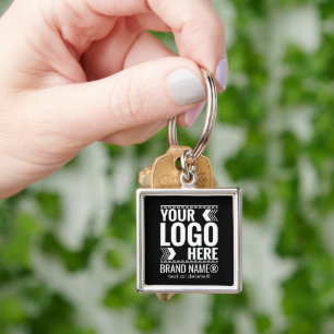 Custom Logo, Business or Brand Logo Personalized Keychain