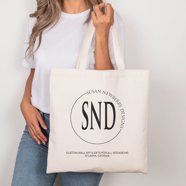 Custom Logo Business or Shopping  Tote Bag (Creator Uploaded)